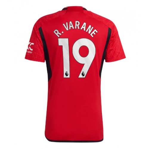 Pánský Fotbalový dres Manchester United Raphael Varane #19 2023-24 Domácí Krátký Rukáv